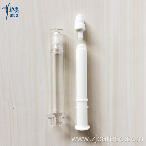 10ml 20ml White Airless Cosmetic Syringe Bottle